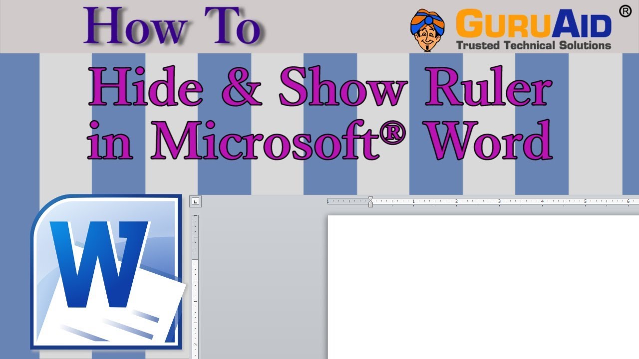 word for mac show ruler